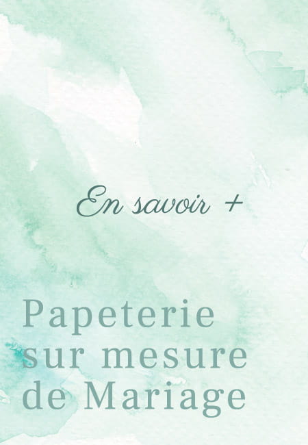 fond aquarelle vert mentholé titre papeterie sur mesure en savoir +